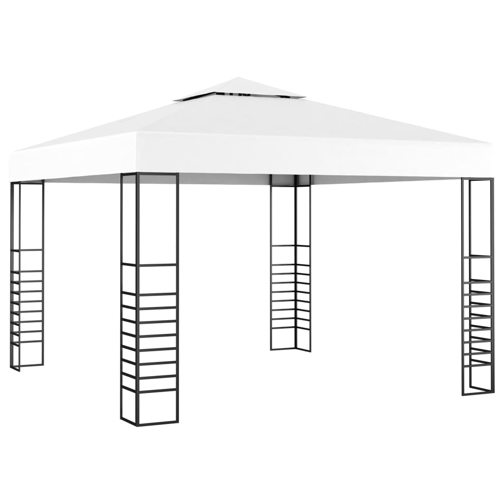 vidaXL Garden Marquee 3x3 m White