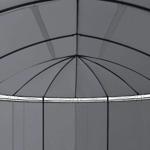 vidaXL Gazebo with Curtains 520x349x255 cm Anthracite