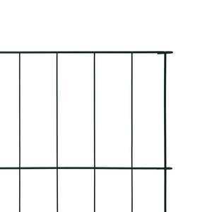 vidaXL Garden Fence Set 115x79 cm Green