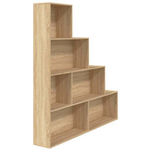 vidaXL Book Cabinet/Room Divider Sonoma Oak 155x24x160 cm Engineered Wood