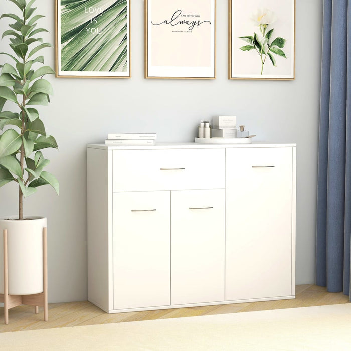 vidaXL Sideboard White 88x30x70 cm Engineered Wood