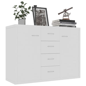 vidaXL Sideboard White 88x30x65 cm Engineered Wood