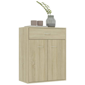 vidaXL Sideboard Sonoma Oak 60x30x75 cm Engineered Wood