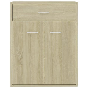 vidaXL Sideboard Sonoma Oak 60x30x75 cm Engineered Wood