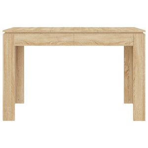 vidaXL Dining Table Sonoma Oak 120x60x76 cm Engineered Wood