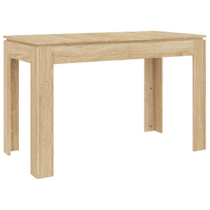 vidaXL Dining Table Sonoma Oak 120x60x76 cm Engineered Wood