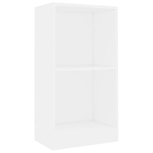 vidaXL Bookshelf White 40x24x75 cm Engineered Wood