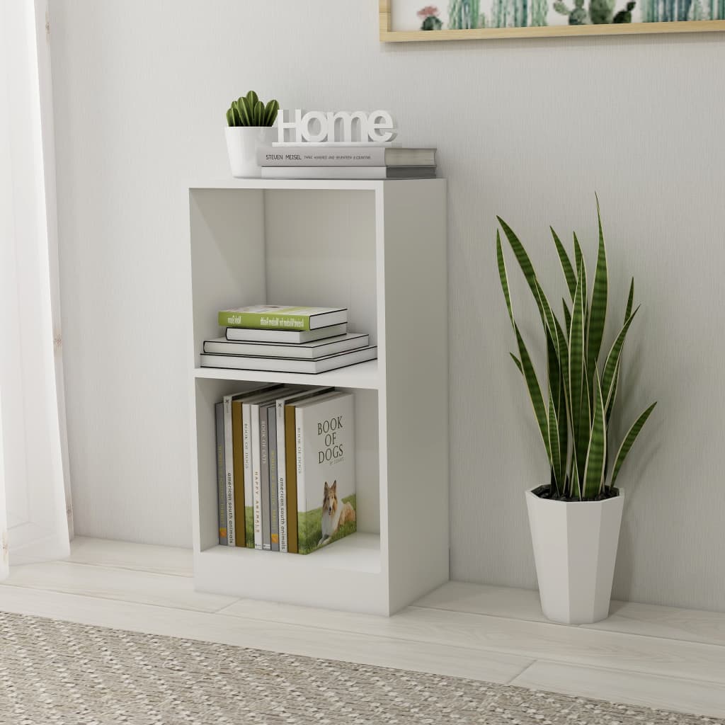 vidaXL Bookshelf White 40x24x75 cm Engineered Wood