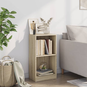 vidaXL Bookshelf Sonoma Oak 40x24x75 cm Engineered Wood