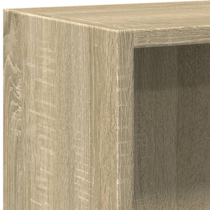 vidaXL Bookshelf Sonoma Oak 40x24x75 cm Engineered Wood