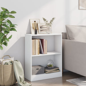 vidaXL Bookshelf White 60x24x76 cm Engineered Wood