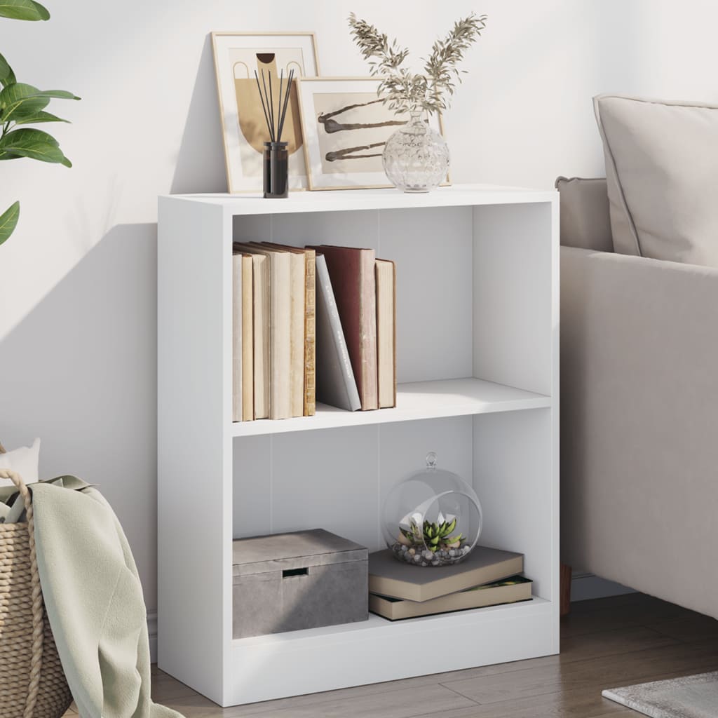 vidaXL Bookshelf White 60x24x76 cm Engineered Wood