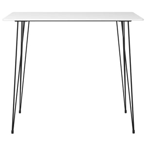 vidaXL Bar Table White 120x60x105 cm