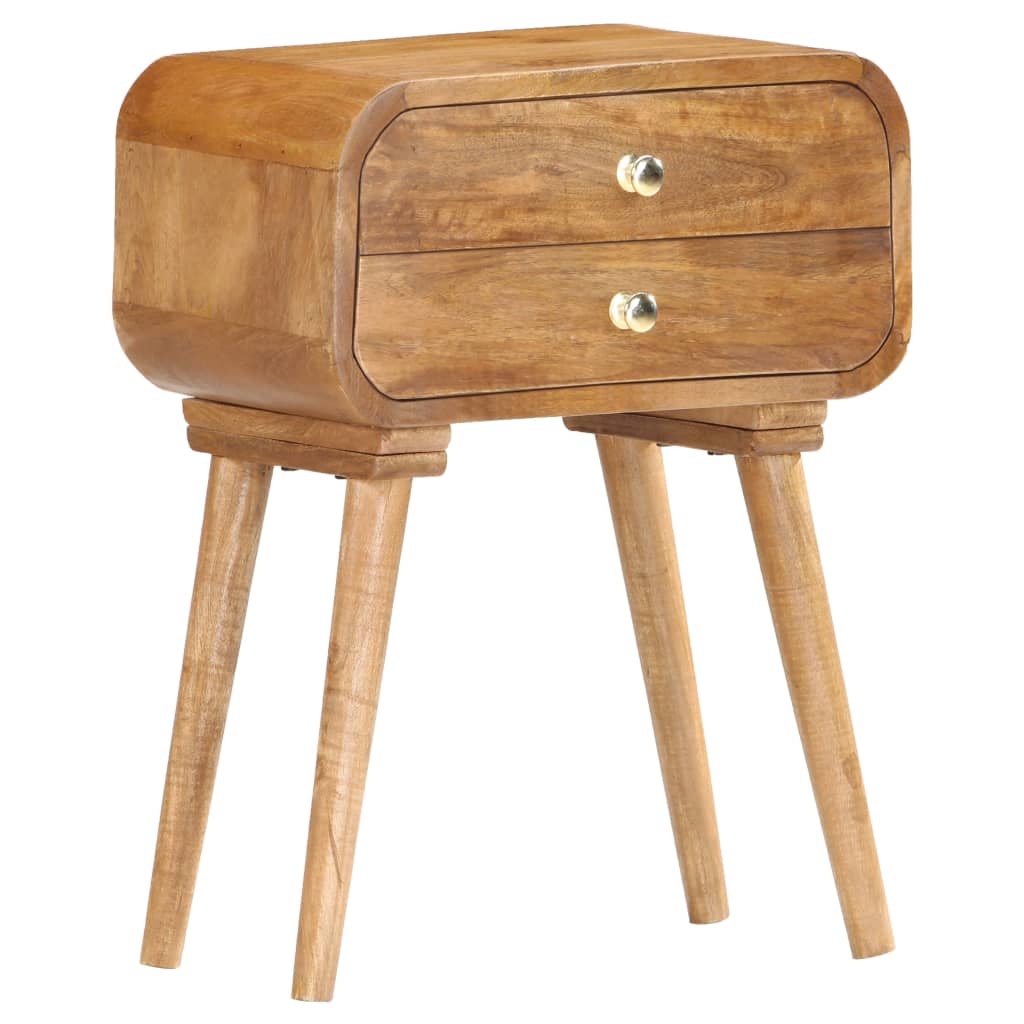 vidaXL Bedside Cabinet 43x30x58 cm Solid Mango Wood