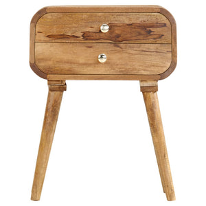 vidaXL Bedside Cabinet 43x30x58 cm Solid Mango Wood