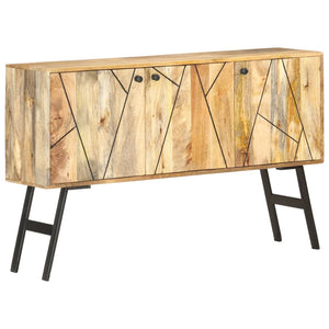 vidaXL Sideboard 118x30x75 cm Solid Mango Wood