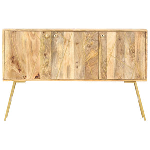 vidaXL Sideboard 118x30x75 cm Solid Mango Wood