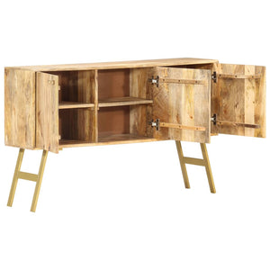 vidaXL Sideboard 118x30x75 cm Solid Mango Wood