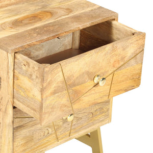 vidaXL Bedside Cabinet 40x30x50 cm Solid Mango Wood