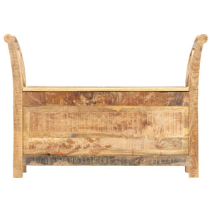 vidaXL Hall Bench 103x33x72 cm Solid Mango Wood