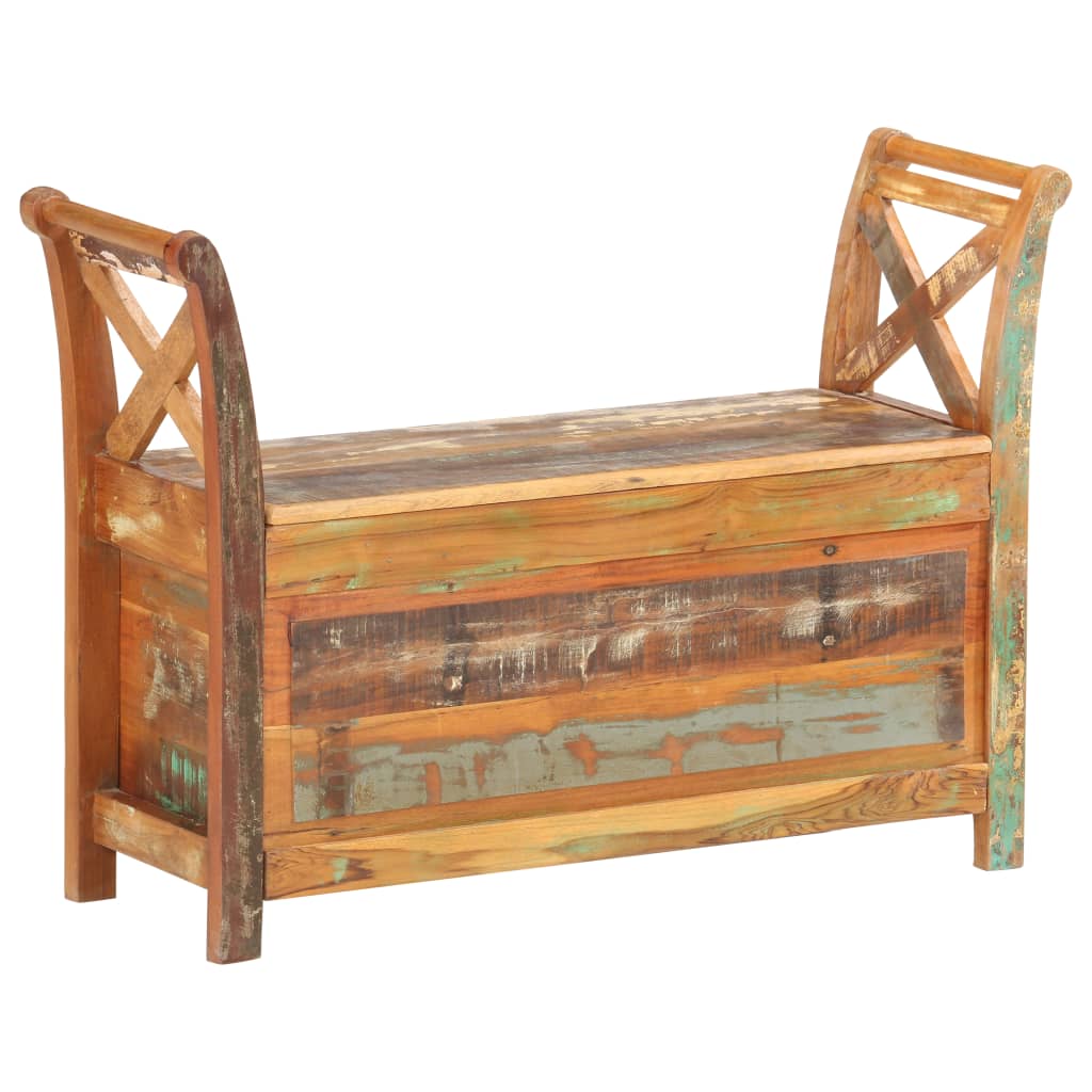 vidaXL Hall Bench 103x33x72 cm Solid Reclaimed Wood