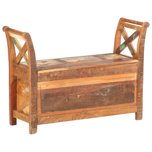 vidaXL Hall Bench 103x33x72 cm Solid Reclaimed Wood