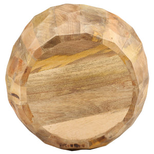 vidaXL Drum Stool Solid Mango Wood