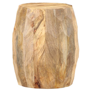 vidaXL Drum Stool Solid Mango Wood