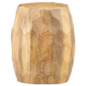 vidaXL Drum Stool Solid Mango Wood