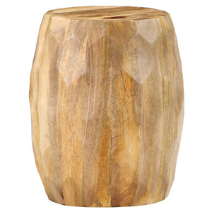 vidaXL Drum Stool Solid Mango Wood