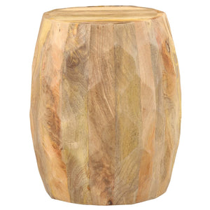 vidaXL Drum Stool Solid Mango Wood