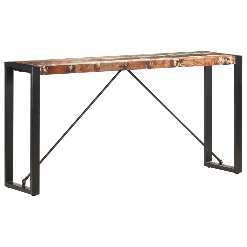 vidaXL Console Table 150x35x76 cm Solid Reclaimed Wood