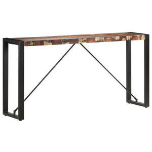 vidaXL Console Table 150x35x76 cm Solid Reclaimed Wood