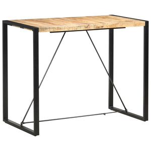 vidaXL Bar Table 140x70x110 cm Solid Mango Wood