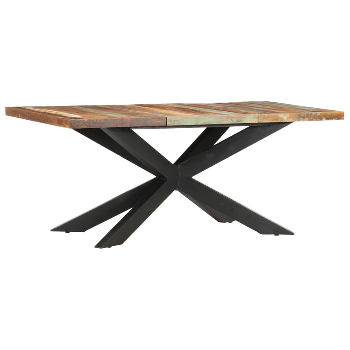 vidaXL Dining Table 180x90x76 cm Solid Reclaimed Wood