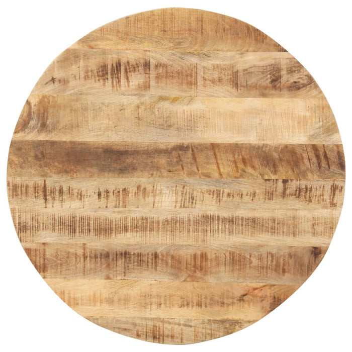 vidaXL Table Top Solid Mango Wood Round 15-16 mm 50 cm