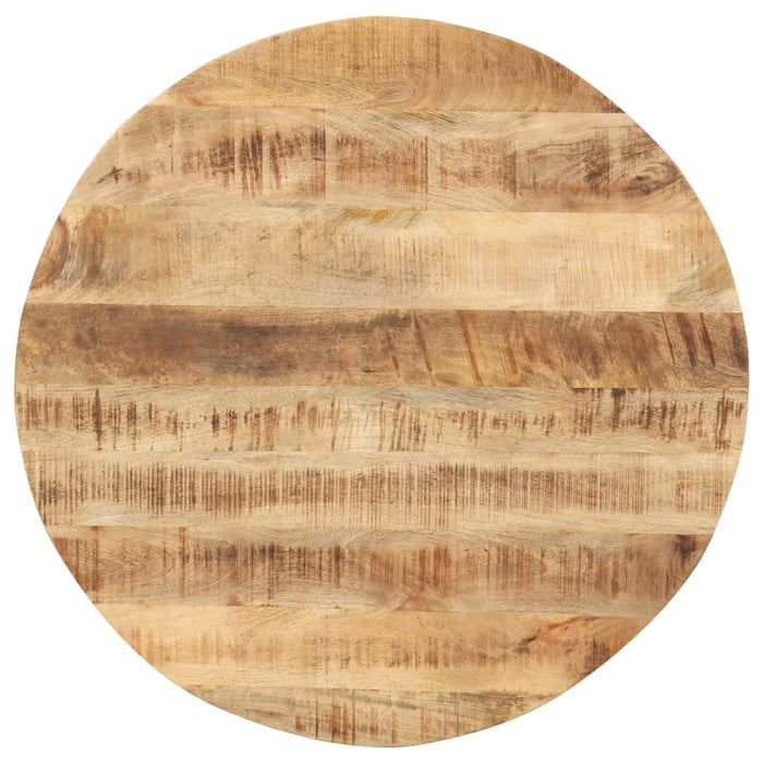 vidaXL Table Top Solid Mango Wood Round 15-16 mm 60 cm