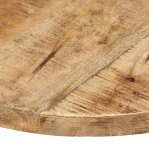 vidaXL Table Top Solid Mango Wood Round 25-27 mm 40 cm