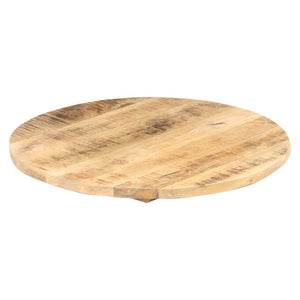 vidaXL Table Top Solid Mango Wood Round 25-27 mm 40 cm