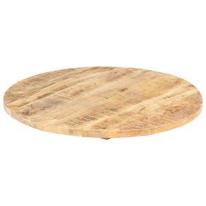 vidaXL Table Top Solid Mango Wood Round 25-27 mm 40 cm