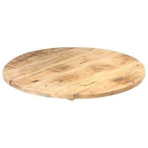 vidaXL Table Top Solid Mango Wood Round 25-27 mm 40 cm