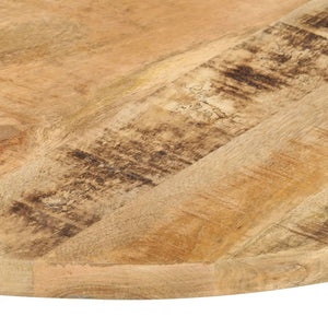 vidaXL Table Top Solid Mango Wood Round 25-27 mm 60 cm