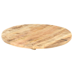 vidaXL Table Top Solid Mango Wood Round 25-27 mm 80 cm