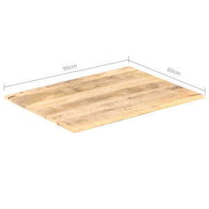 vidaXL Table Top Solid Mango Wood 15-16 mm 90x60 cm