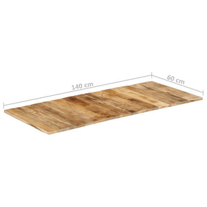 vidaXL Table Top Solid Mango Wood 15-16 mm 140x60 cm