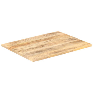 vidaXL Table Top Solid Mango Wood 25-27 mm 80x60 cm