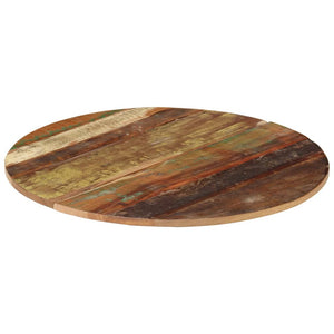 vidaXL Round Table Top 70 cm 15-16 mm Solid Reclaimed Wood