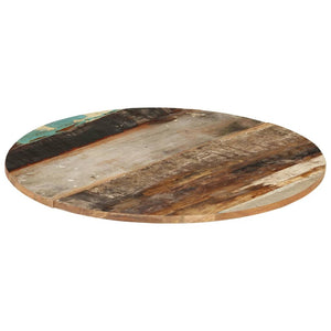 vidaXL Round Table Top 70 cm 15-16 mm Solid Reclaimed Wood