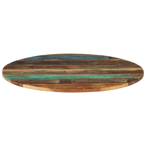 vidaXL Round Table Top 80 cm 15-16 mm Solid Reclaimed Wood