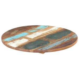 vidaXL Round Table Top 40 cm 25-27 mm Solid Reclaimed Wood